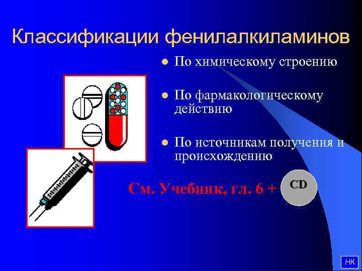 Классификации фенилалкиламинов l По химическому строению l По фармакологическому действию l По источникам получения