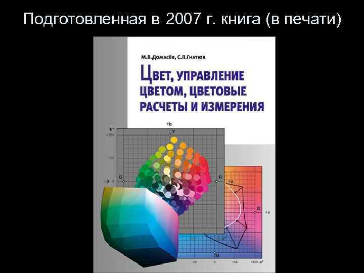 Подготовленная в 2007 г. книга (в печати) 