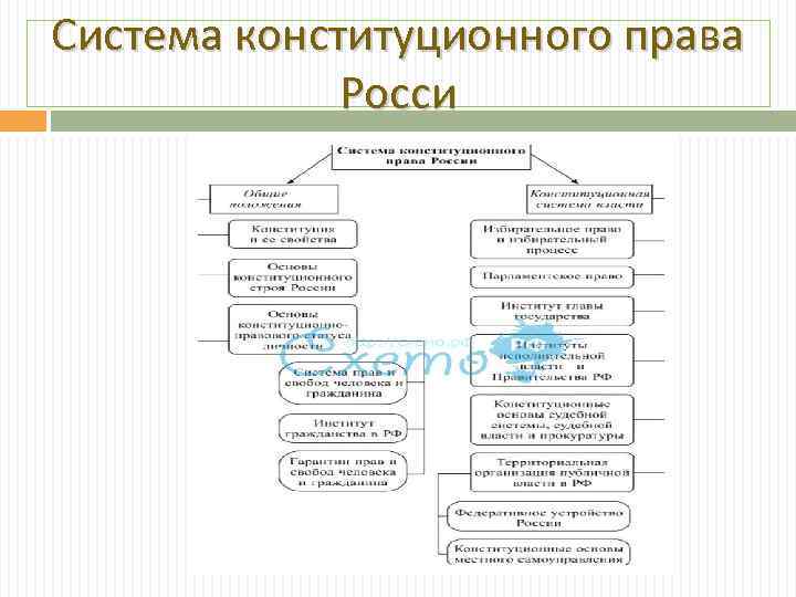 Главный элемент конституционного