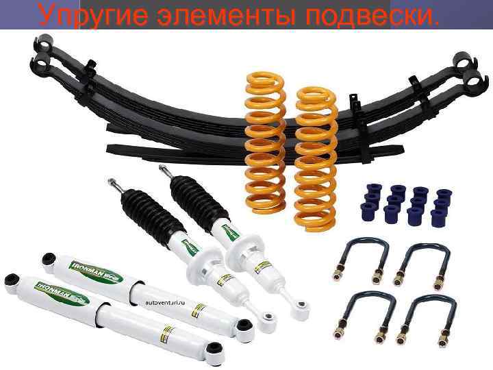 Упругие элементы подвески. 