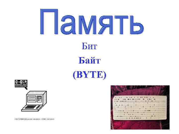 Бит Байт (BYTE) 