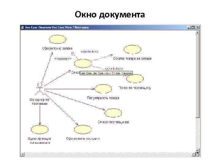 Окно документа 