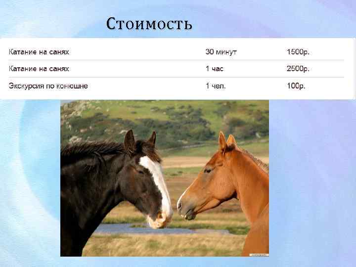 Стоимость 