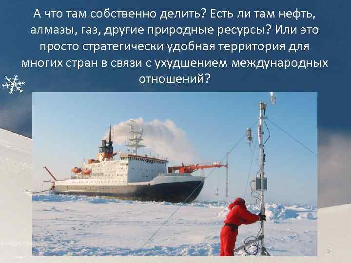 А что там собственно делить? Есть ли там нефть, алмазы, газ, другие природные ресурсы?