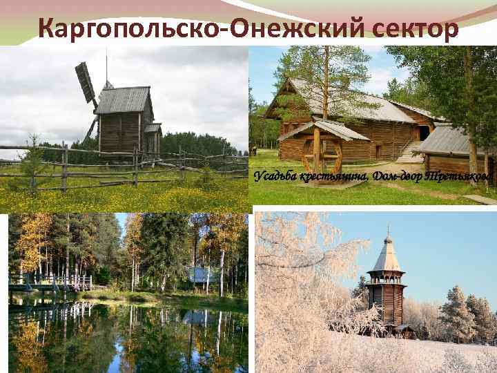 Каргопольско-Онежский сектор Усадьба крестьянина. Дом-двор Третьякова 