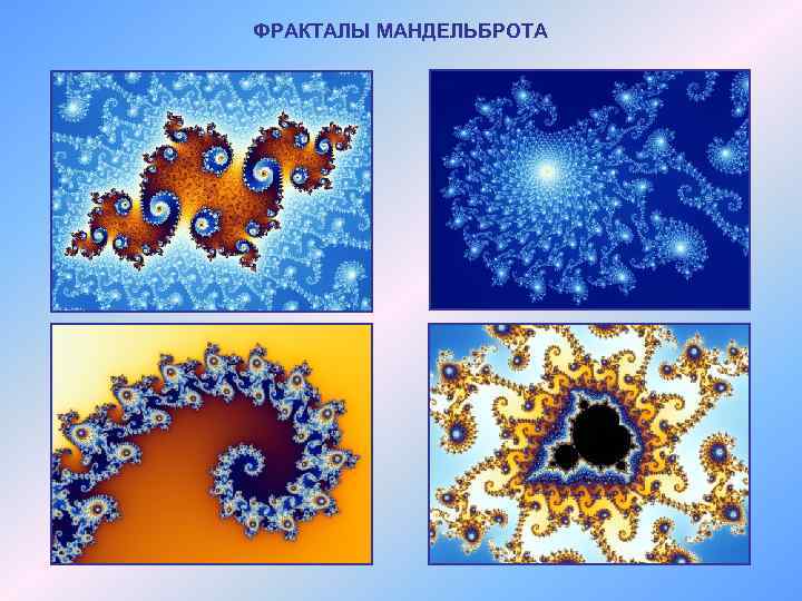 ФРАКТАЛЫ МАНДЕЛЬБРОТА 