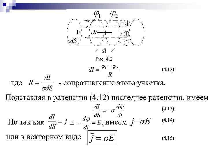 Рис. 4. 2 (4. 12) где сопротивление этого участка. Подставляя в равенство (4. 12)