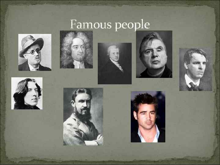 Famous people 