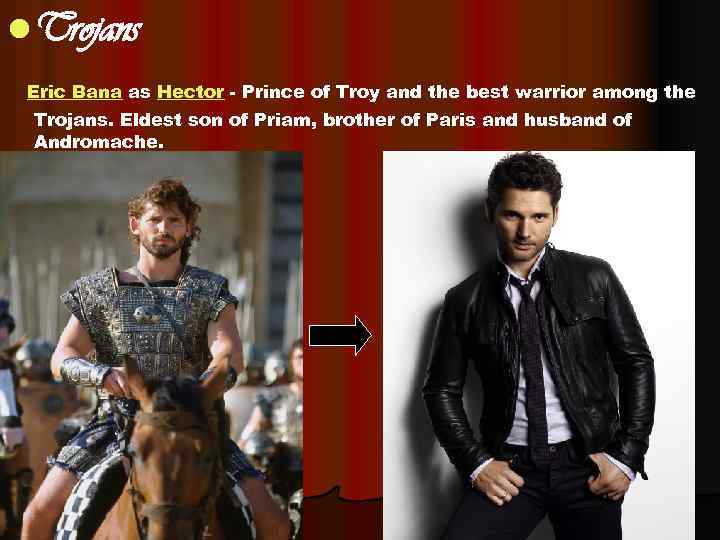 l Trojans Eric Bana as Hector - Prince of Troy and the best warrior