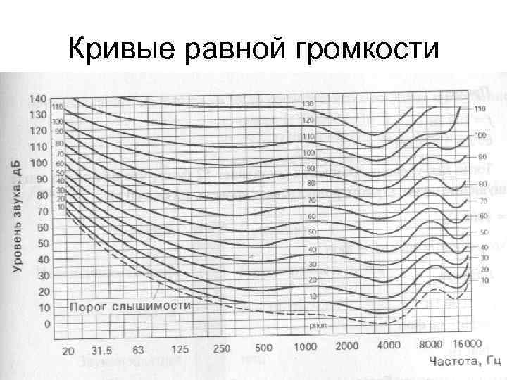 Кривые равной громкости 