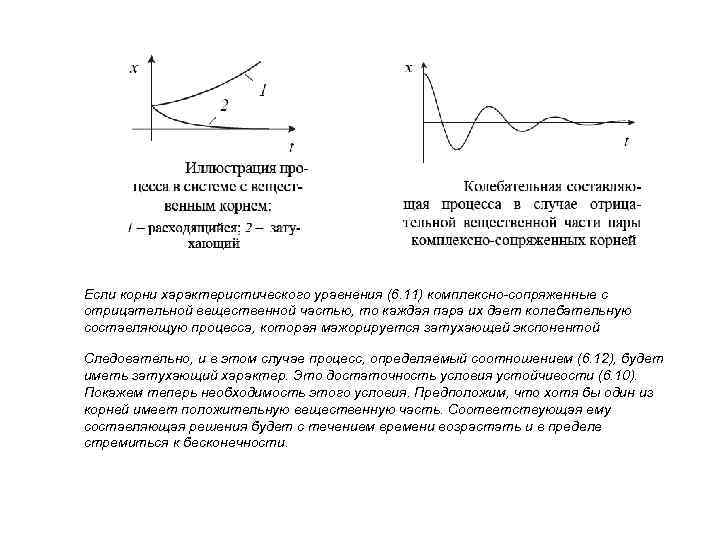 Расположение корней характеристического уравнения замкнутой непрерывной системы показано на рисунке