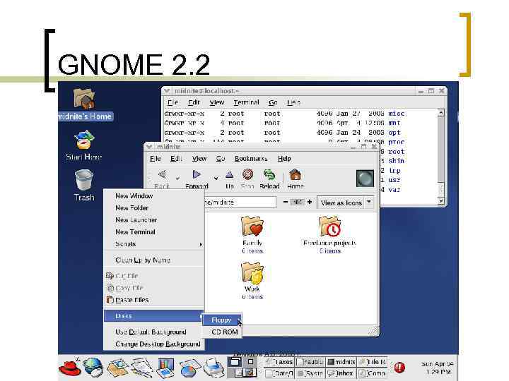 GNOME 2. 2 Демидов А. В. 2008 г. 