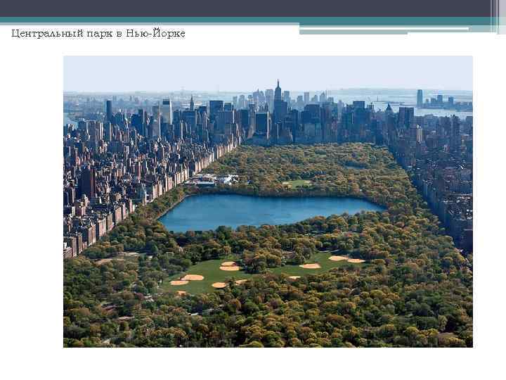 Центральный парк в Нью-Йорке 