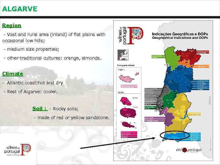 ALGARVE Region - Vast and rural area (inland) of flat plains with occasional low