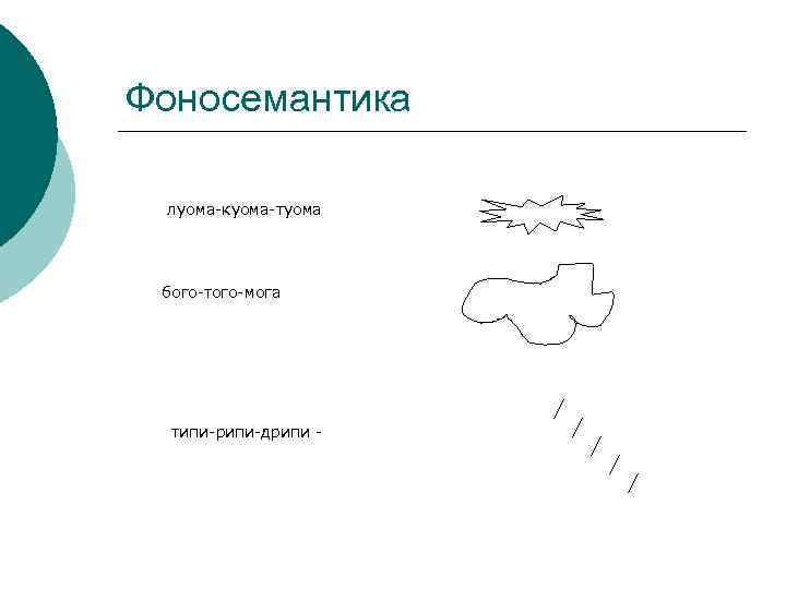 Фоносемантика луома-куома-туома бого-того-мога типи-рипи-дрипи - 