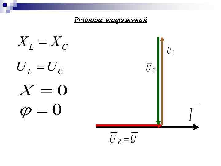 Схема для резонанса напряжений