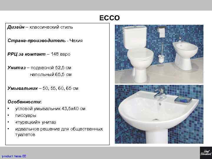 ECCO Дизайн – классический стиль Страна-производитель - Чехия РРЦ за компакт – 148 евро