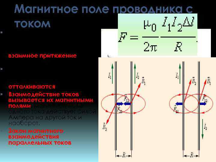 Направление силовых линий магнитного поля проводника с током указано на рисунке