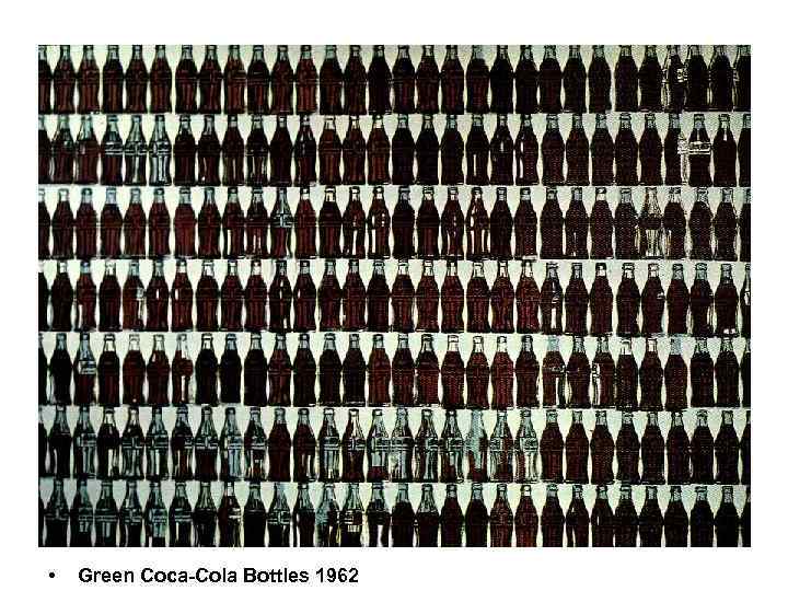  • Green Coca-Cola Bottles 1962 