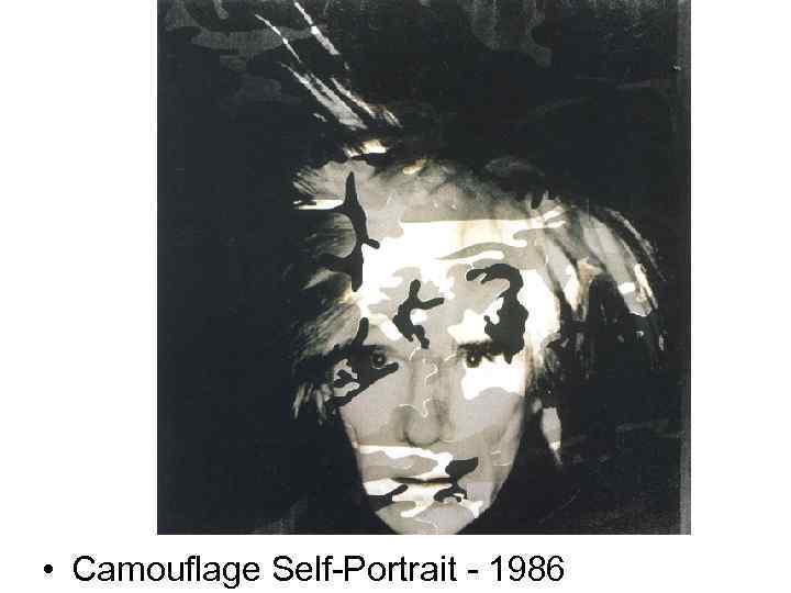  • Camouflage Self-Portrait - 1986 