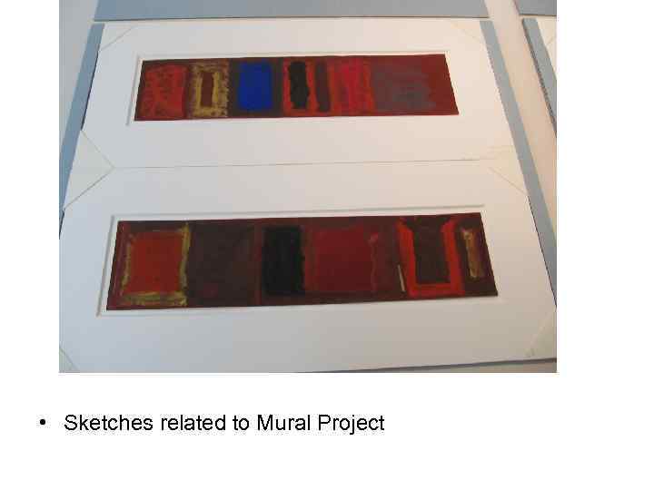  • Sketches related to Mural Project 