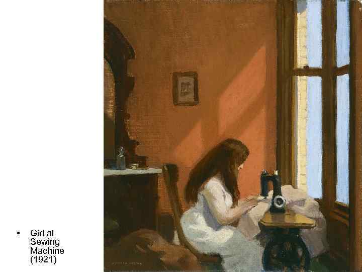  • Girl at Sewing Machine (1921) 