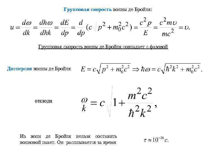 Волна де бройля протона