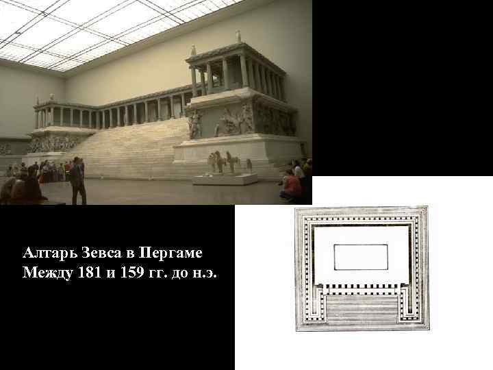 Алтарь Зевса в Пергаме Между 181 и 159 гг. до н. э. 