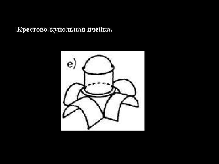 Крестово-купольная ячейка. 