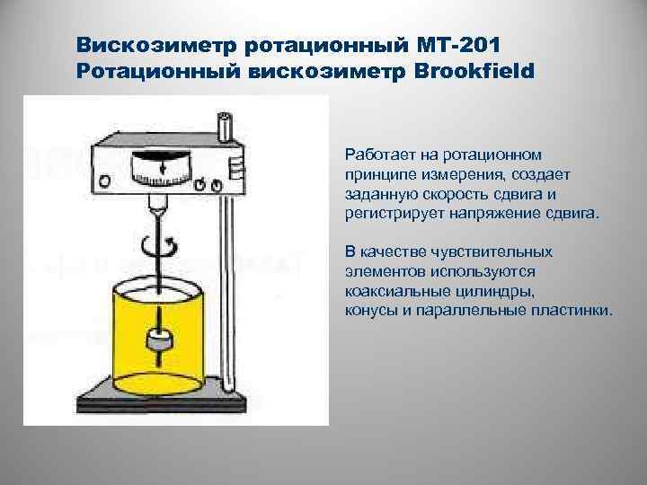 Вискозиметр ротационный схема