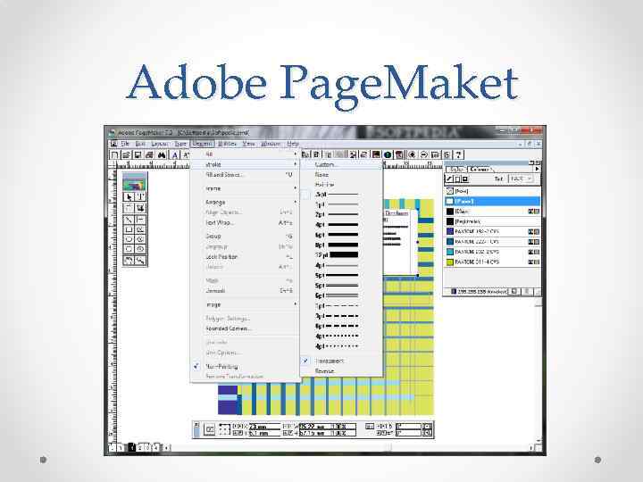 Adobe Page. Maket 