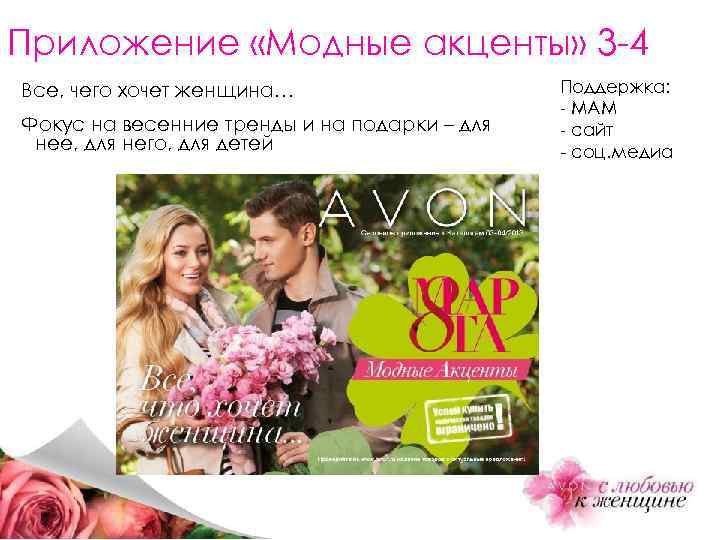 Приложение «Модные акценты» 3 -4 Все, чего хочет женщина… Фокус на весенние тренды и