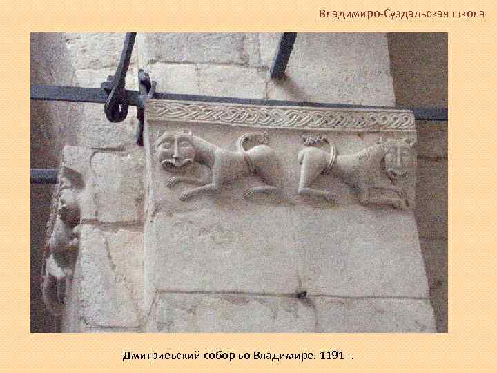 Владимиро-Суздальская школа Дмитриевский собор во Владимире. 1191 г. 