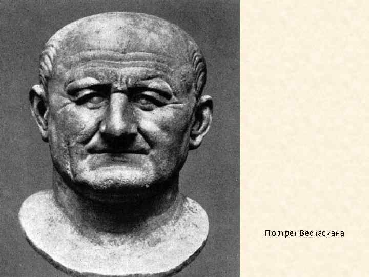 Портрет Веспасиана 