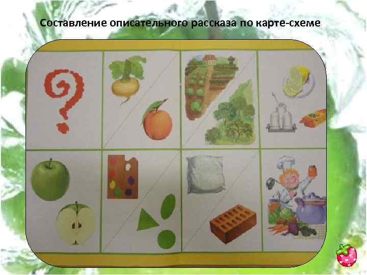 Составление описательного рассказа по карте-схеме 