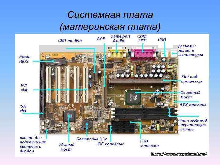 Системная плата (материнская плата) 