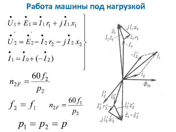 Работа машины под нагрузкой 