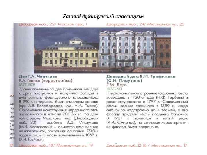 Ранний французский классицизм 