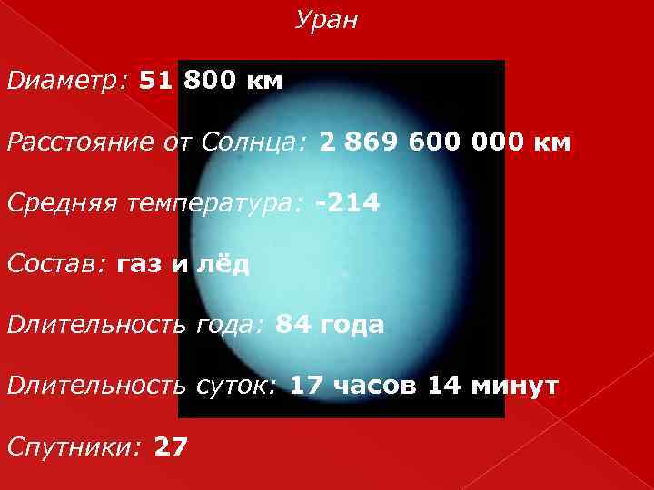 Температура на планете 117. Уран удаленность от солнца. Уран Планета удаленность от солнца. Уран отдаленность от солнца. Средняя удаленность от солнца урана.