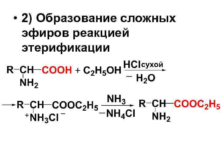 Окисление сложных эфиров реакция