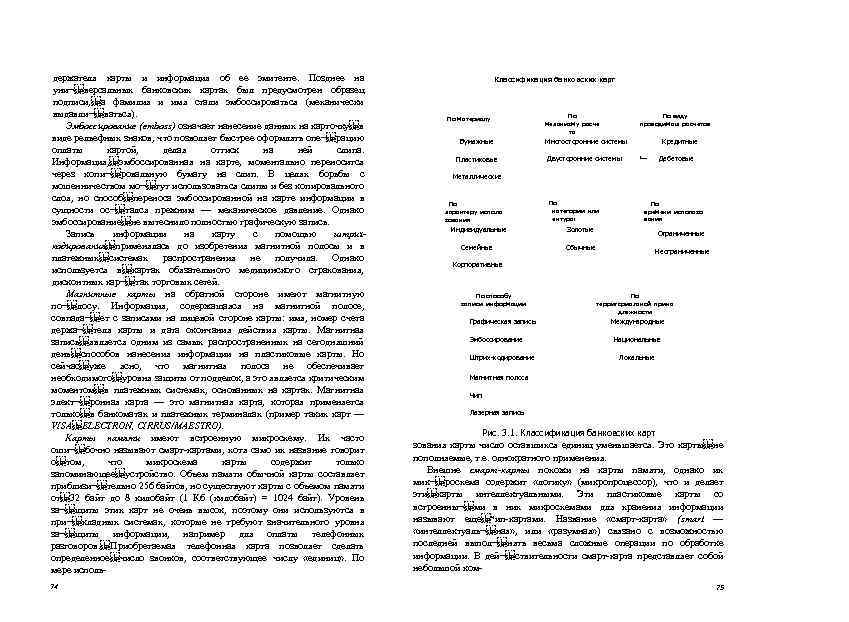 держателя карты и информация об ее эмитенте. Позднее на уни¬ версальных банковских картах был предусмотрен