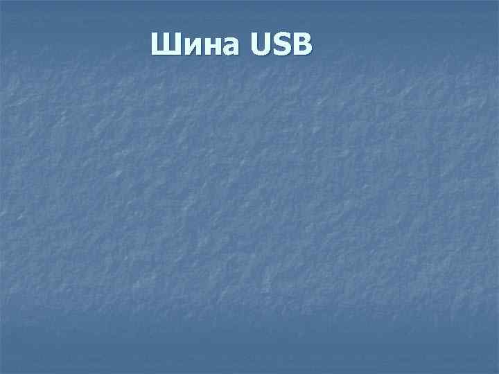 Шина USB 