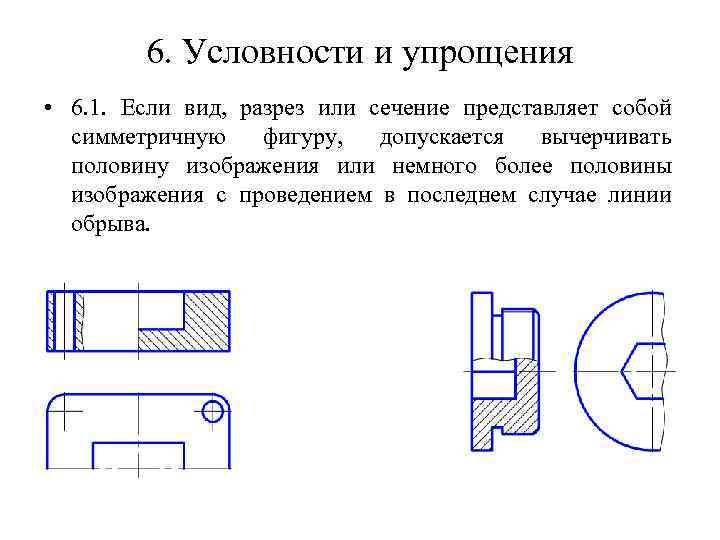 Выносной разрез на чертеже