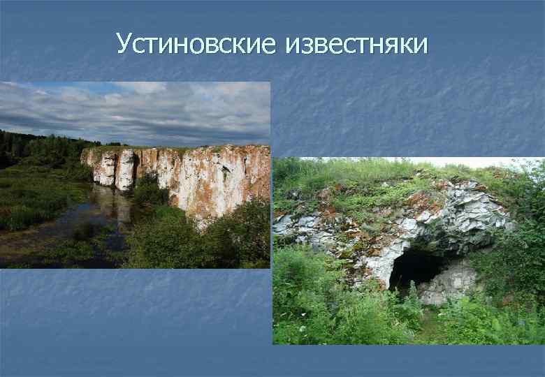 Устиновские известняки 