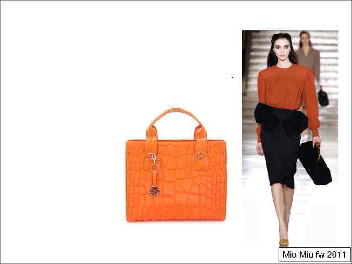 Задача: добавить организованности и целеустремленности Решение: Miu fw 2011 