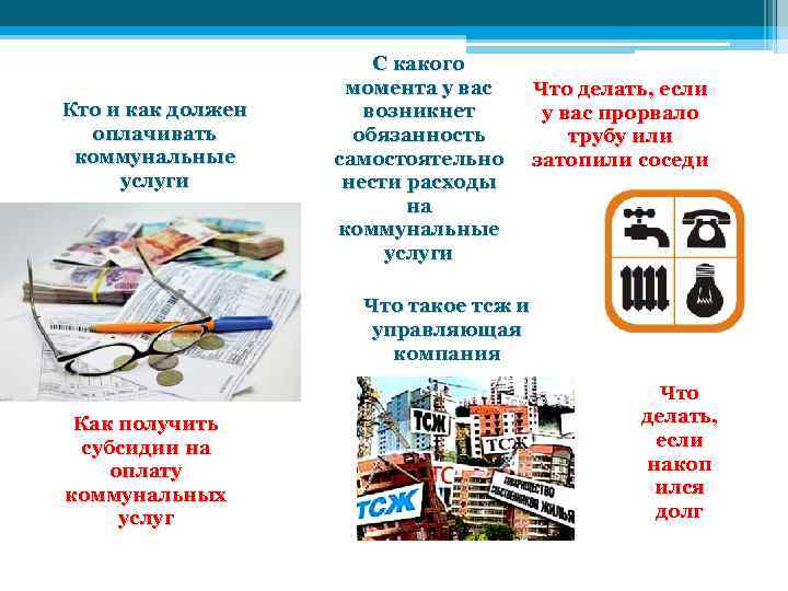 Кто и как должен оплачивать коммунальные услуги С какого момента у вас возникнет обязанность