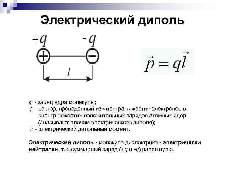 Электрический диполь