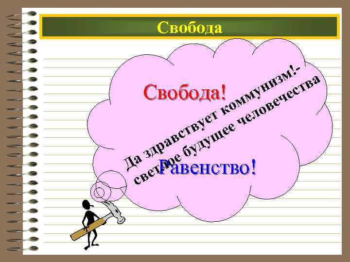 Свобода !зм ва ни ест Свобода! мму еч ко елов ет ч ву ее