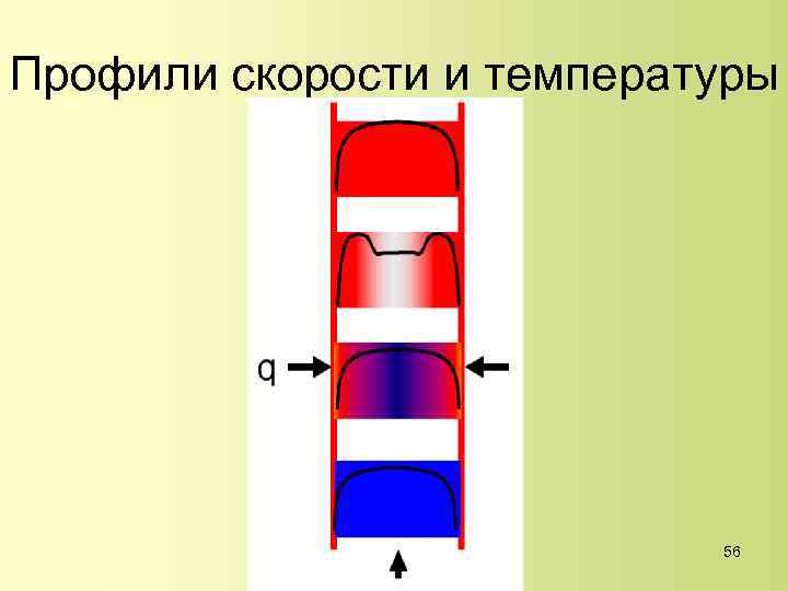 Профили скорости и температуры 56 