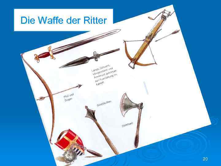 Die Waffe der Ritter Armbrust 20 